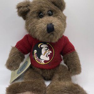 RARE Winston FSU Boyd's Bear Red Plush Beanie JB Bean And Associates
